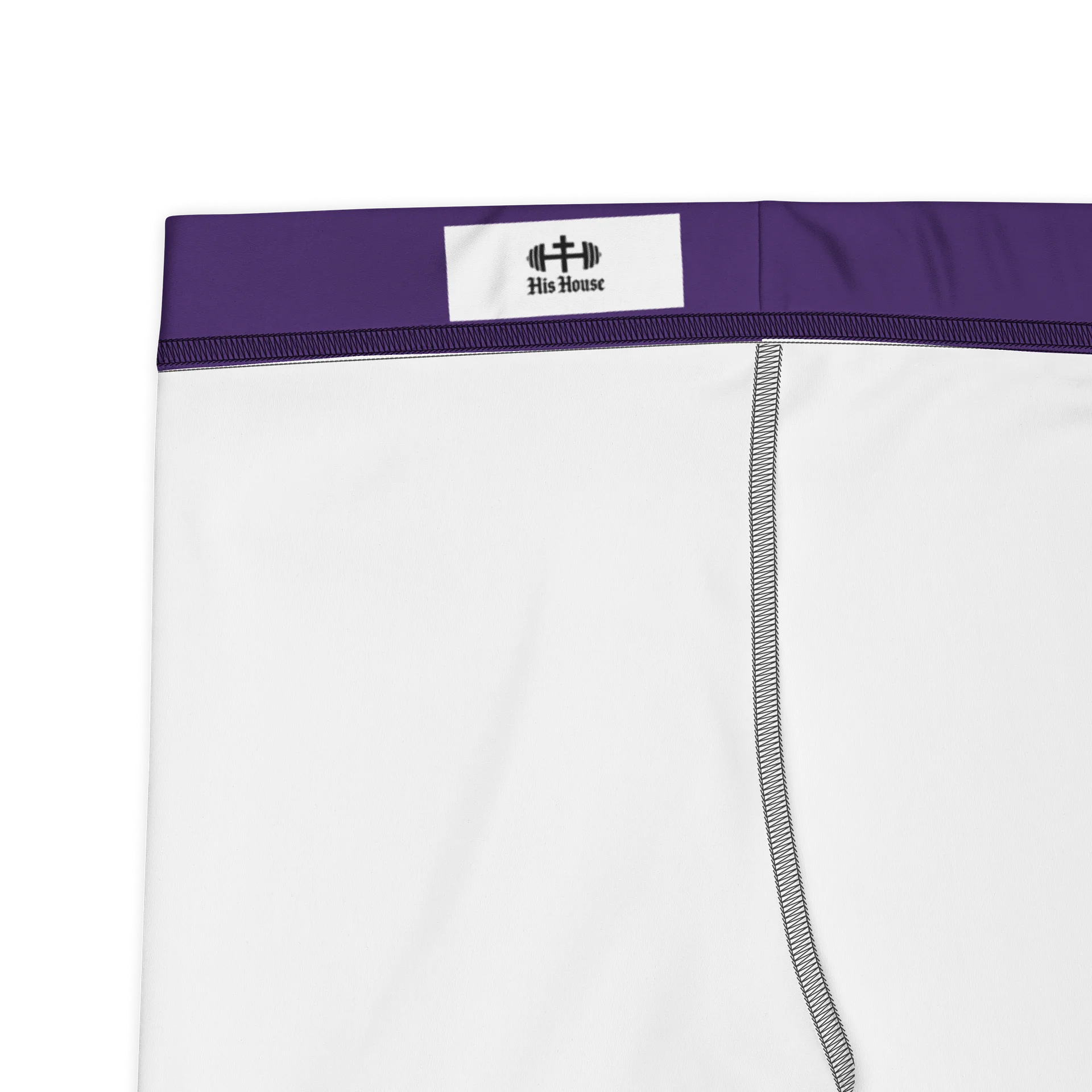 His House Womens Performance Crop Leggings - Purple product image (2)