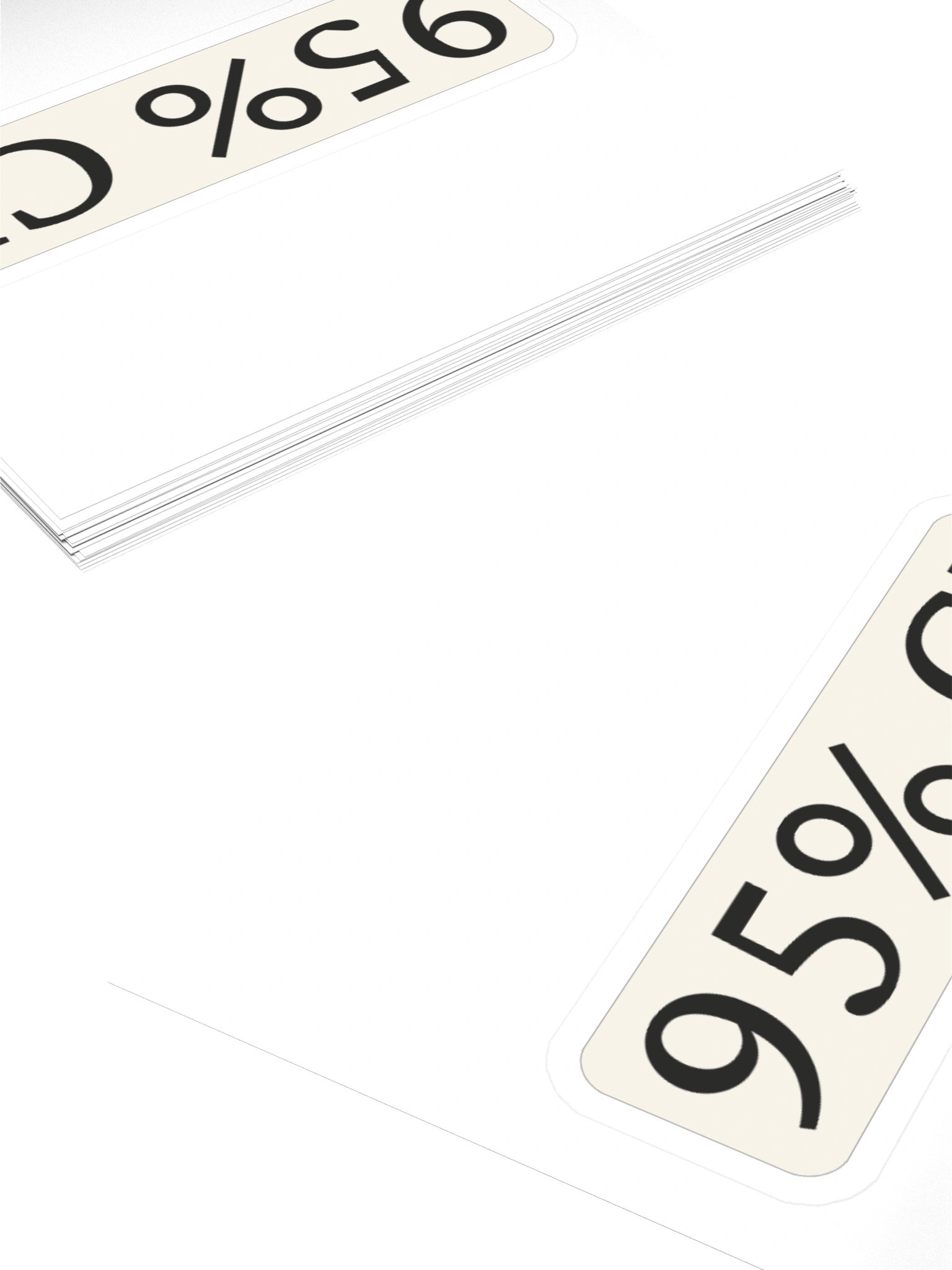 Synthesis — 95% CI Sticker product image (7)