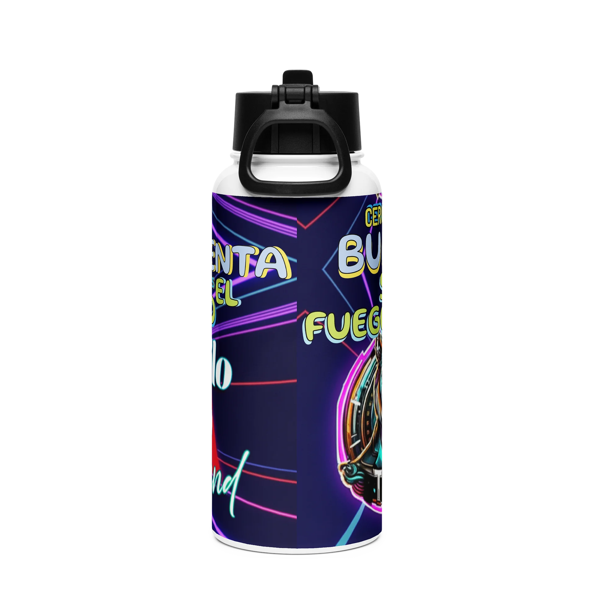Cero Bulto, Solo Fuego" Premium Water Bottle - Tranquilo Quieto Brand product image (2)