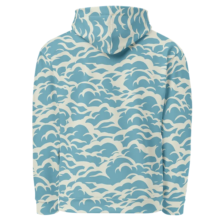 Nautical Ocean Waves Unisex Cotton Hoodie product image (2)