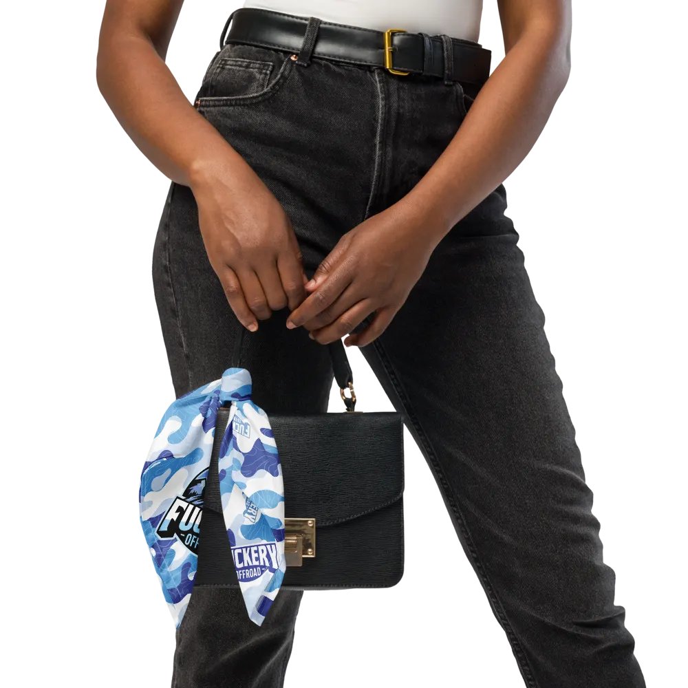 Fuckery Offroad Camo Topo Bandana - Blue product image (5)