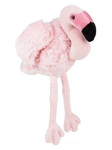 Cute 8" Pink Flamingo Plush - Soft Stuffed Anime Style Tropical Bird Toy product image (1)