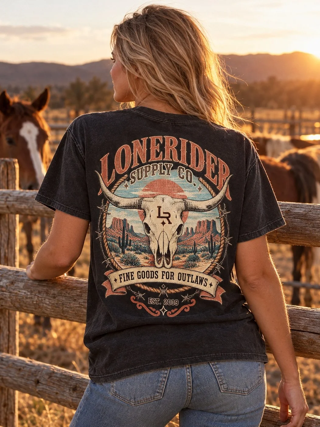 Lonerider Supply Co. Tee