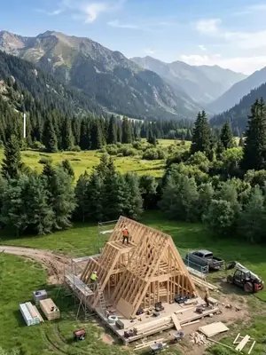 Build this beautiful A frame house from zero with our blueprints: Get the drawings & plans here : https://vironhomes-shop.fourthwall.com/en-usd/products/af084 The A Cabin is definitely one of the most viral and popular worldwide now thanks to our costumers reviews. Luxurious, breathtaking interior and a solid stone & wood exterior that anyone can build just using our plans!