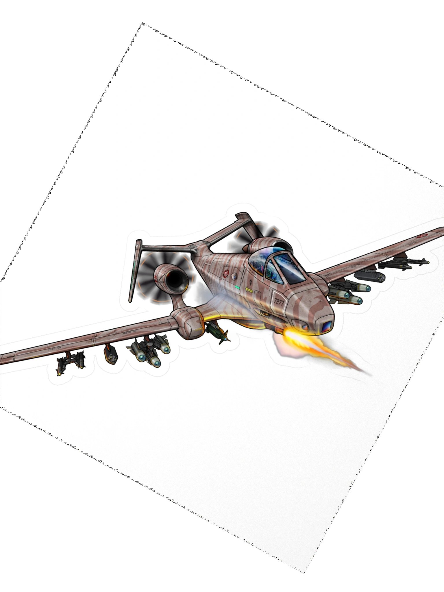 Brawler - Desert (5.5 inch Sticker) product image (2)