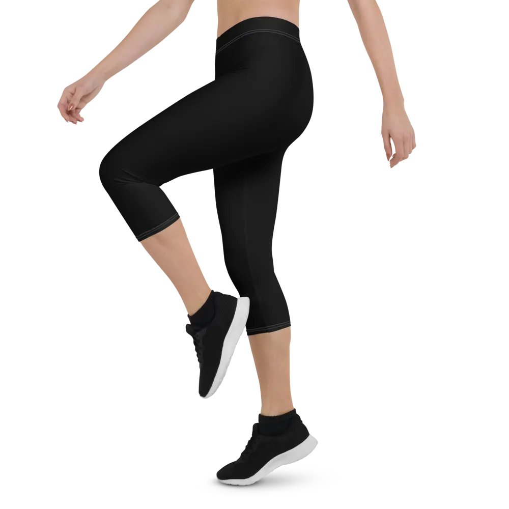 Slothful Sips Capri Leggings product image (4)
