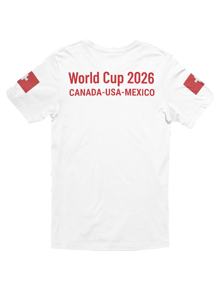 Switzerland 2026 World Cup Flag Tee - World Cup 2026 Map Edition - Premium Unisex T-Shirt product image (12)