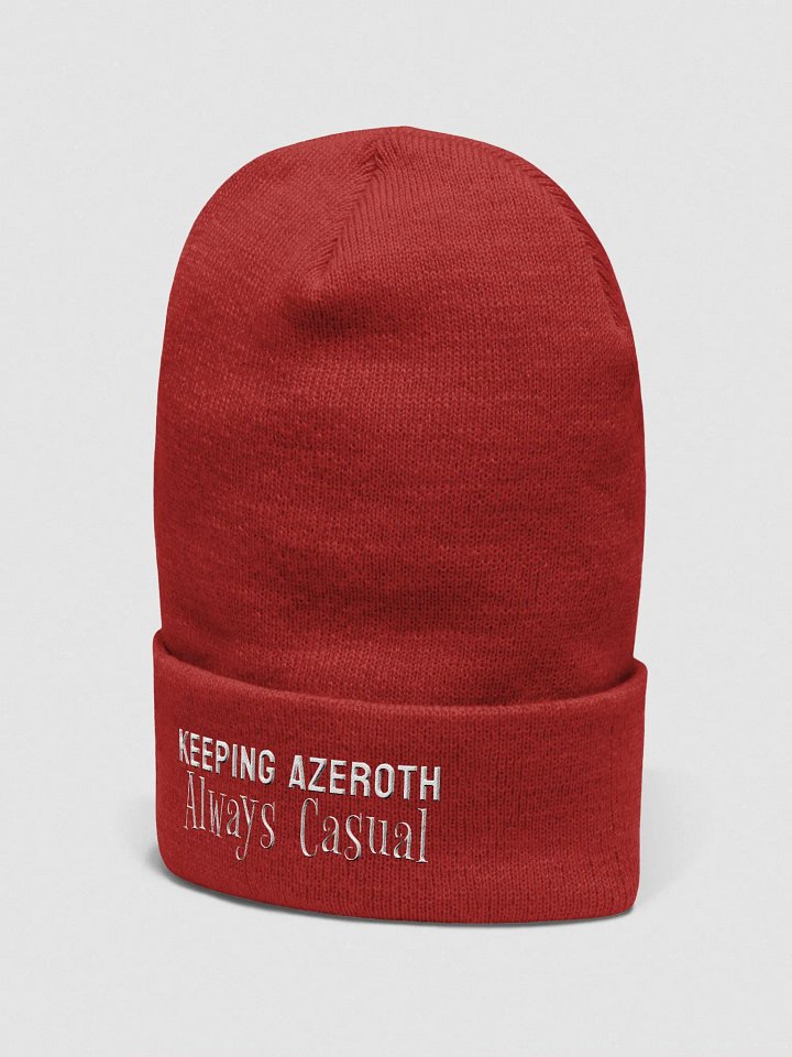 Keeping Azeroth Casual - Pixel Purrfection Beanie product image (2)