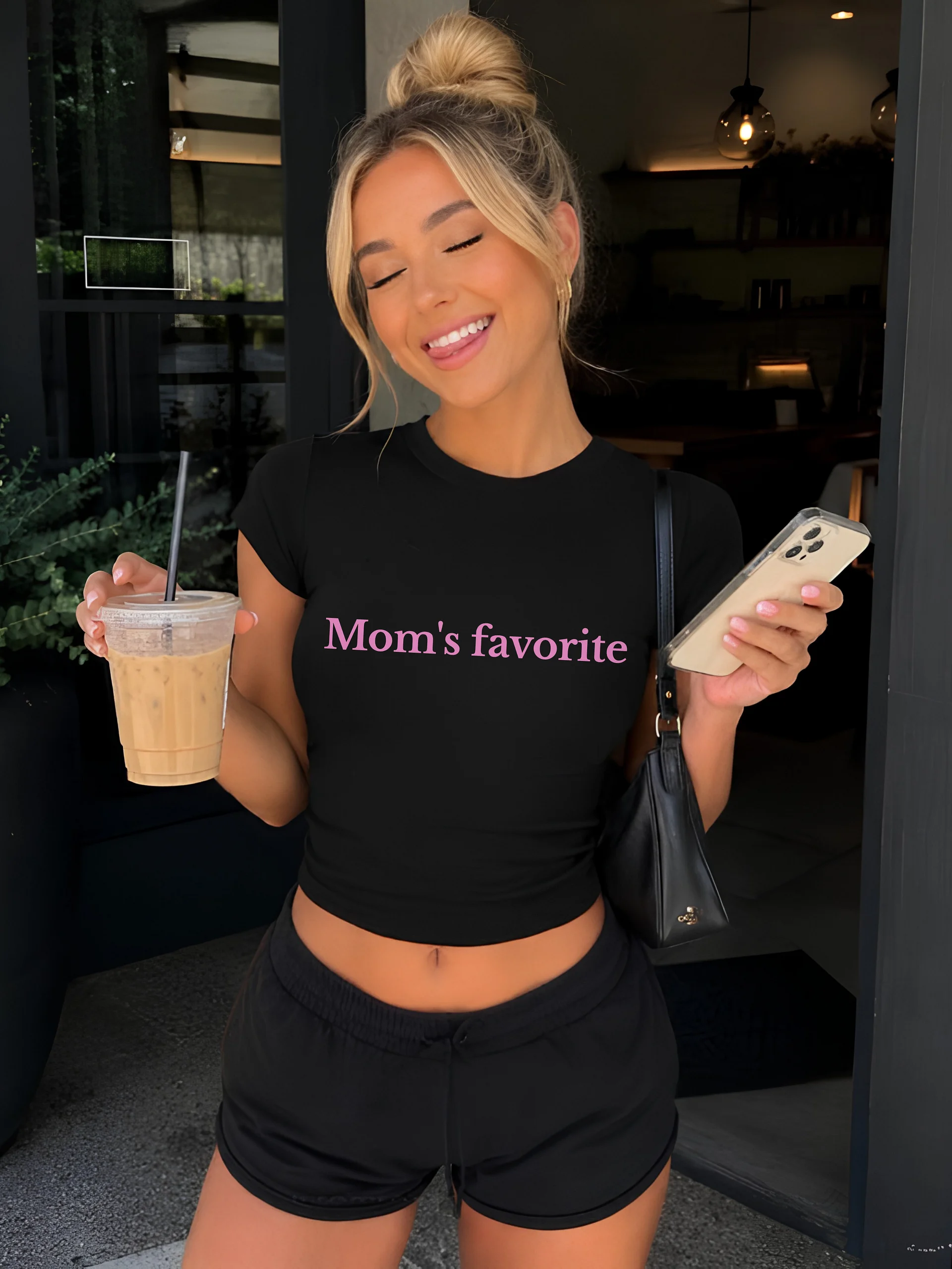 Mom's Favorite Crop Top product image (1)