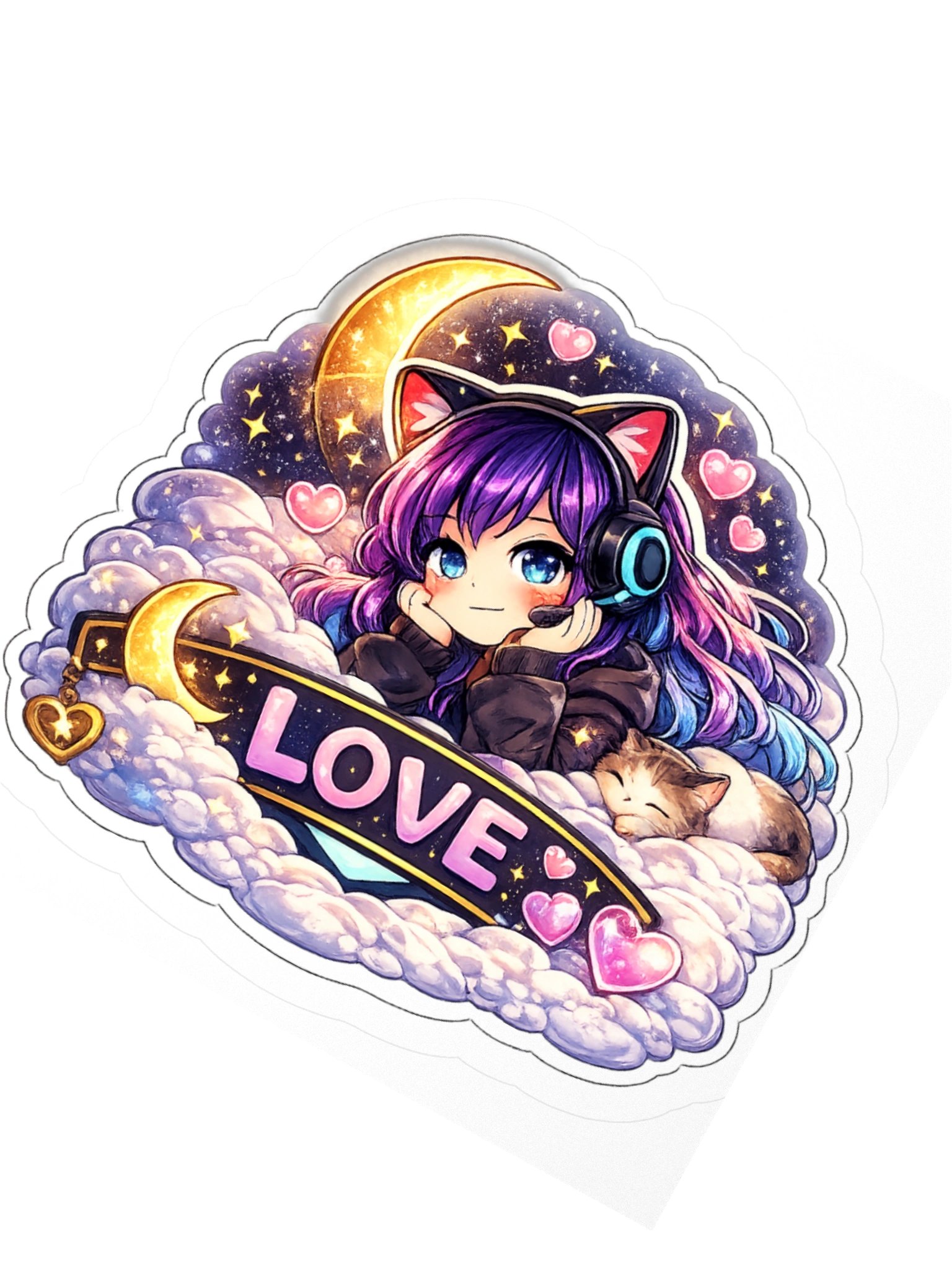 • AKC // Callie Sticker LOVE | Callie Emote Badge Series product image (2)
