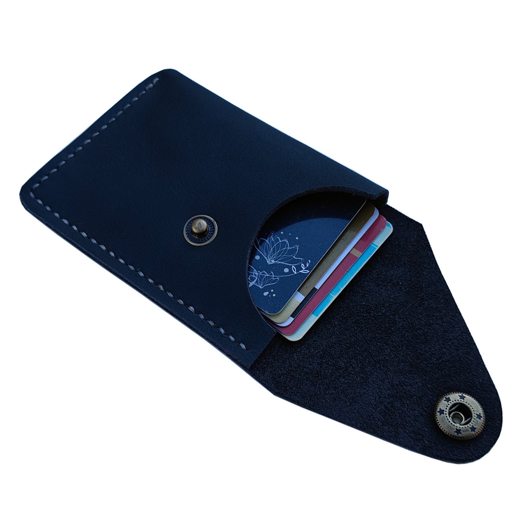 MEEBOY Handmade Slim Leather Business Card Holder, Minimalist Credit Card Wallet for Men and Women product image (10)