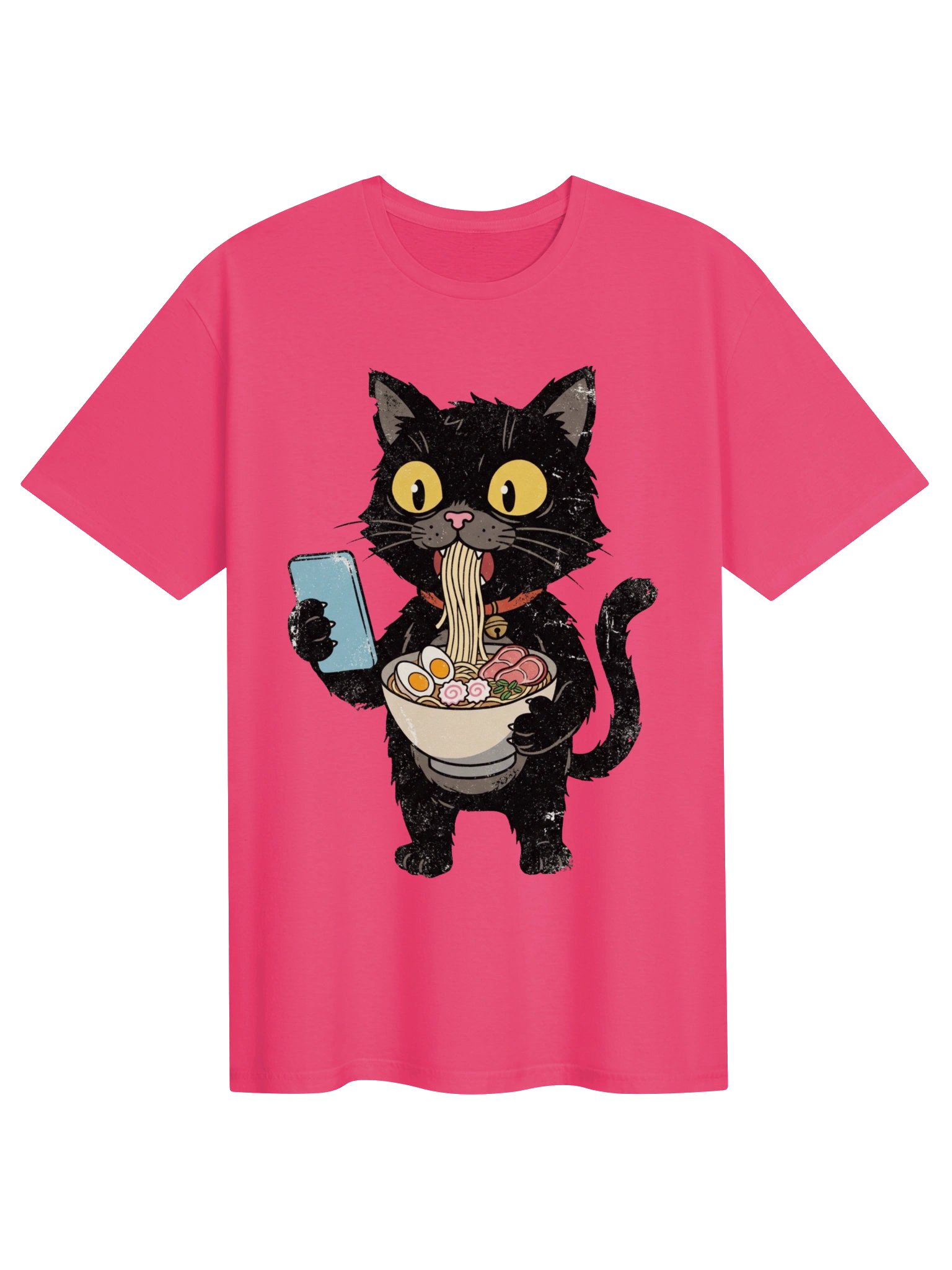 Copy of Ramen Scroll Cat – Vintage Funny Cat T-Shirt product image (2)