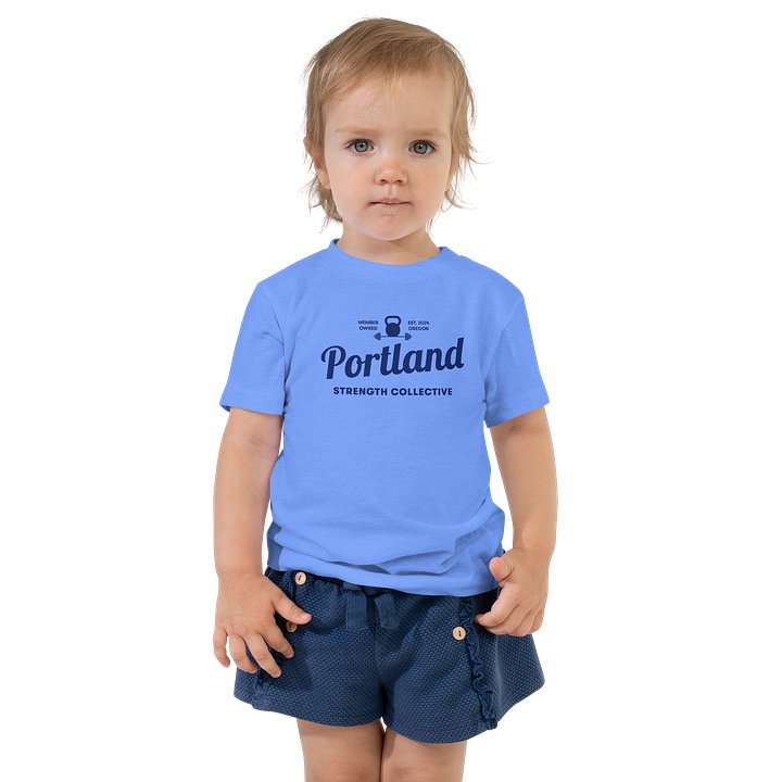 Toddler PSC "Say Cheese" Tee (Blue Logo) product image (1)