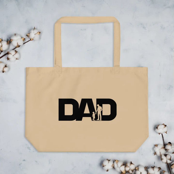 Dad Son Dark Mystery Organic Tote Bag product image (2)