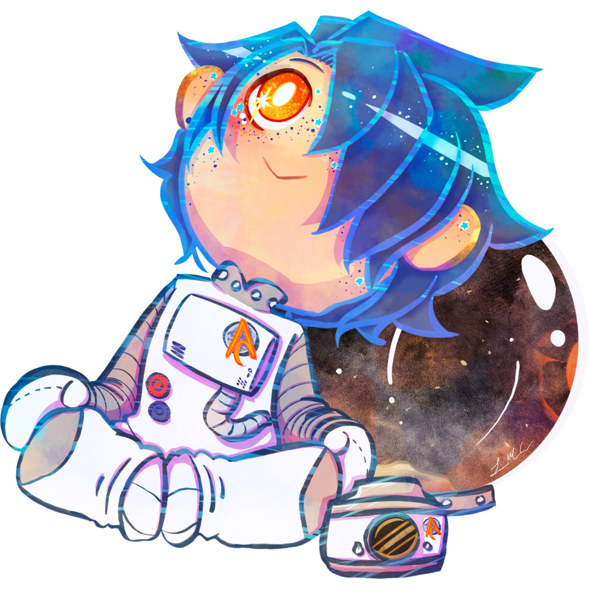 Astronaut Noah Sticker product image (1)