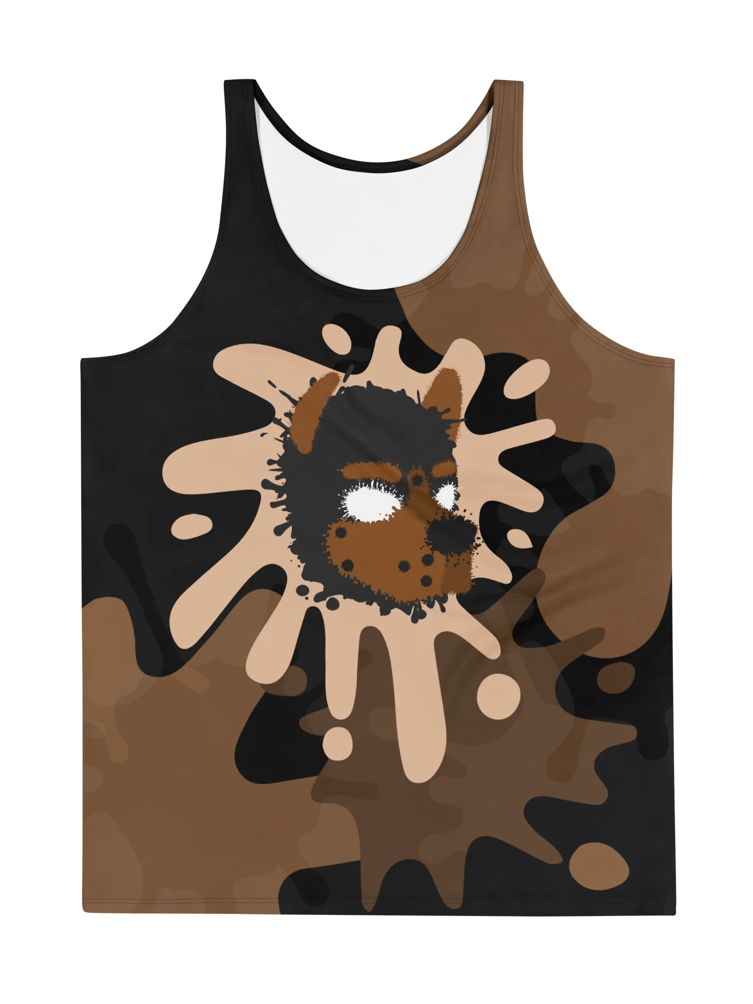 Dark Chaos Splatter Tank - Brown product image (1)
