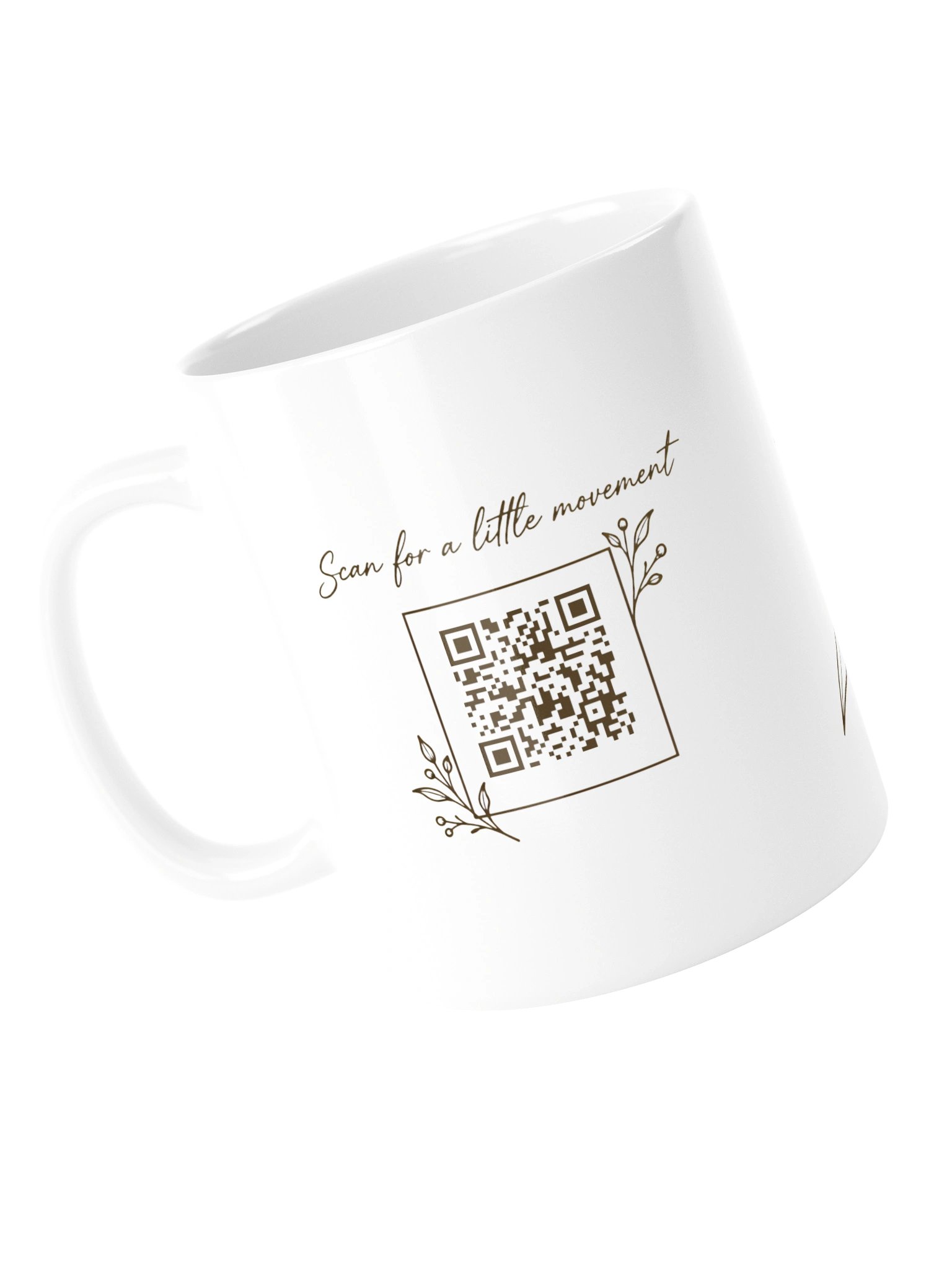 Let’s Move a Little Mug | Fine-Line Floral product image (6)