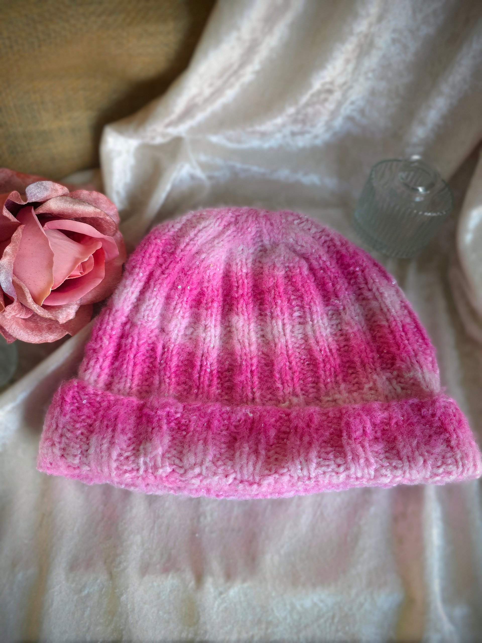 Soft Textured Knit Slouchy Beanie product image (1)
