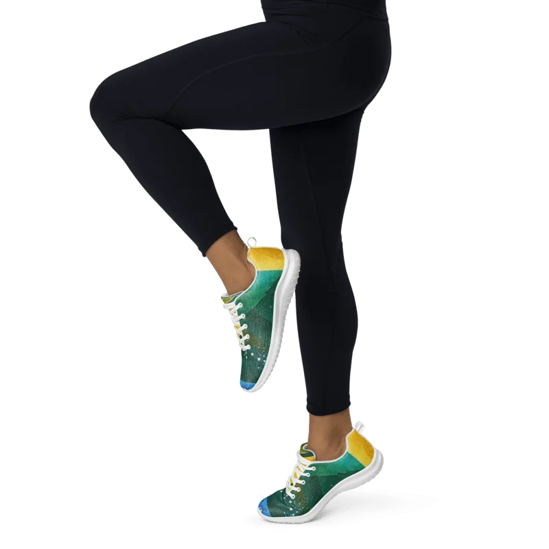 Abstract Diplomat Print - SVG - Caribbean Apples | Women's Athletic Shoes product image (8)