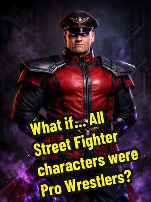 What if... All Street Fighter characters were Pro Wrestlers? #WWE #AEW #CapCom #StreetFighter #SuperNintendo 