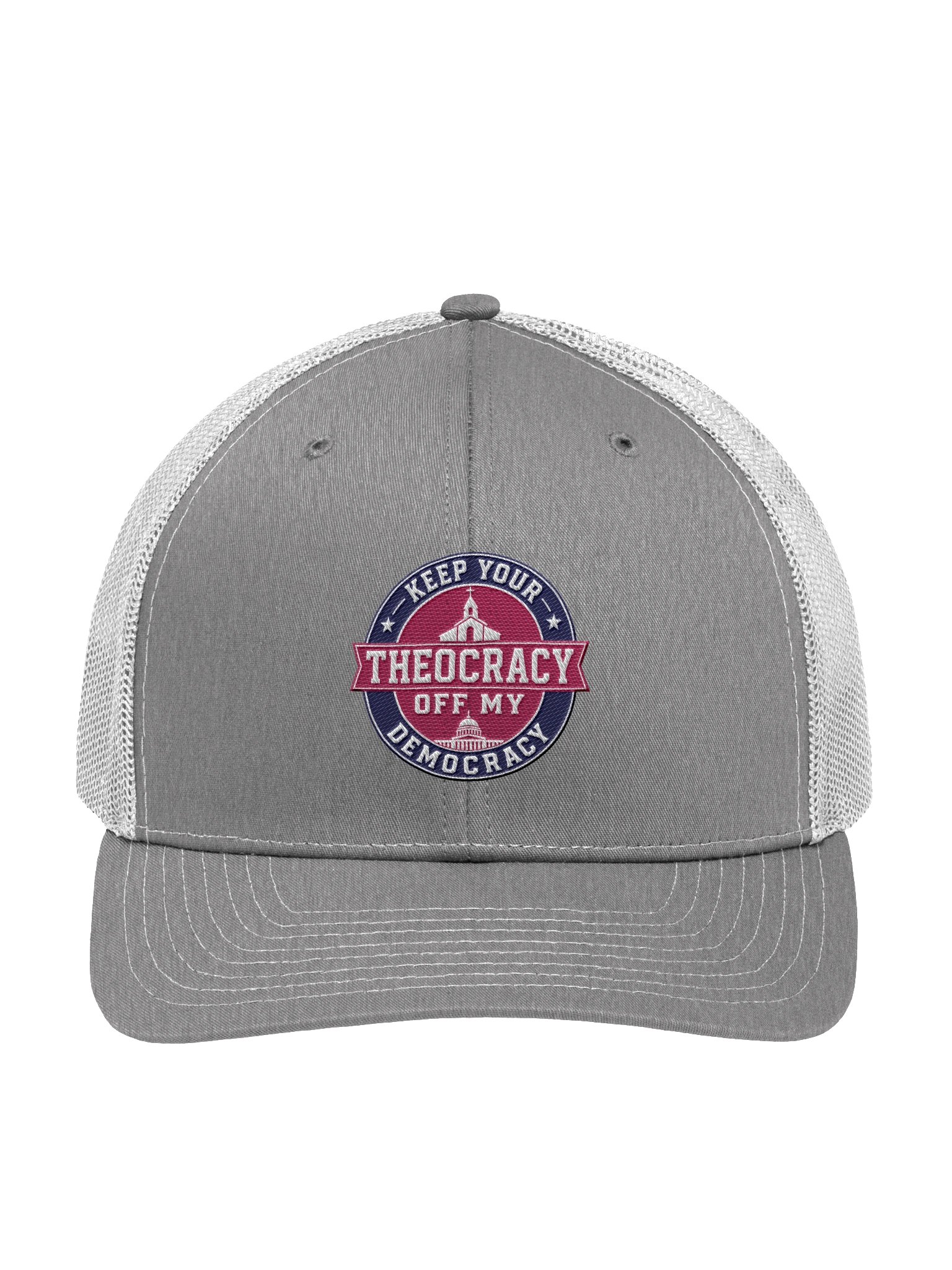 Keep Your Theocracy Off My Democracy - Classic Mesh Hat product image (3)