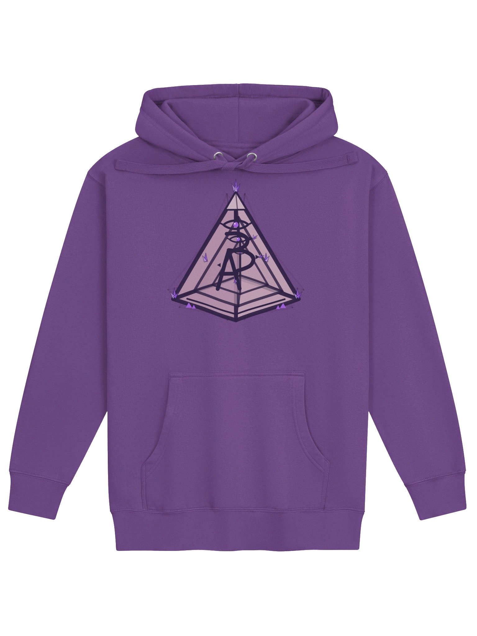 AP-3 9D Pyramid Hoodie — Purple product image (1)