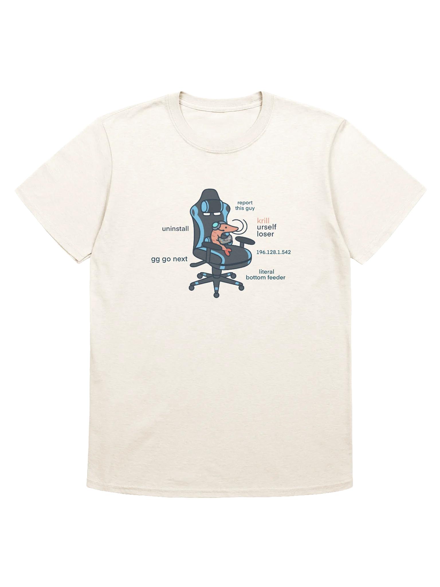 Gamer Shrimp Shirt product image (3)