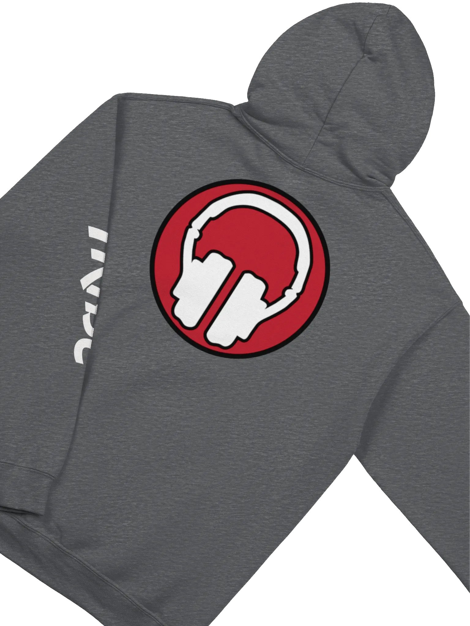 Front | Back | Arm Print Club Ready DJ School Gildan® Classic Hoodie product image (3)