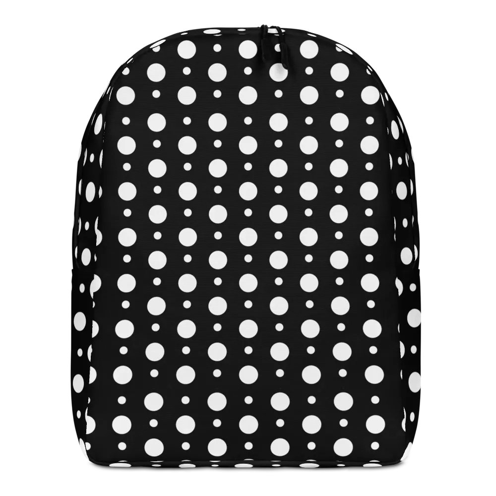 Monochrome Dot Minimalist Backpack product image (11)