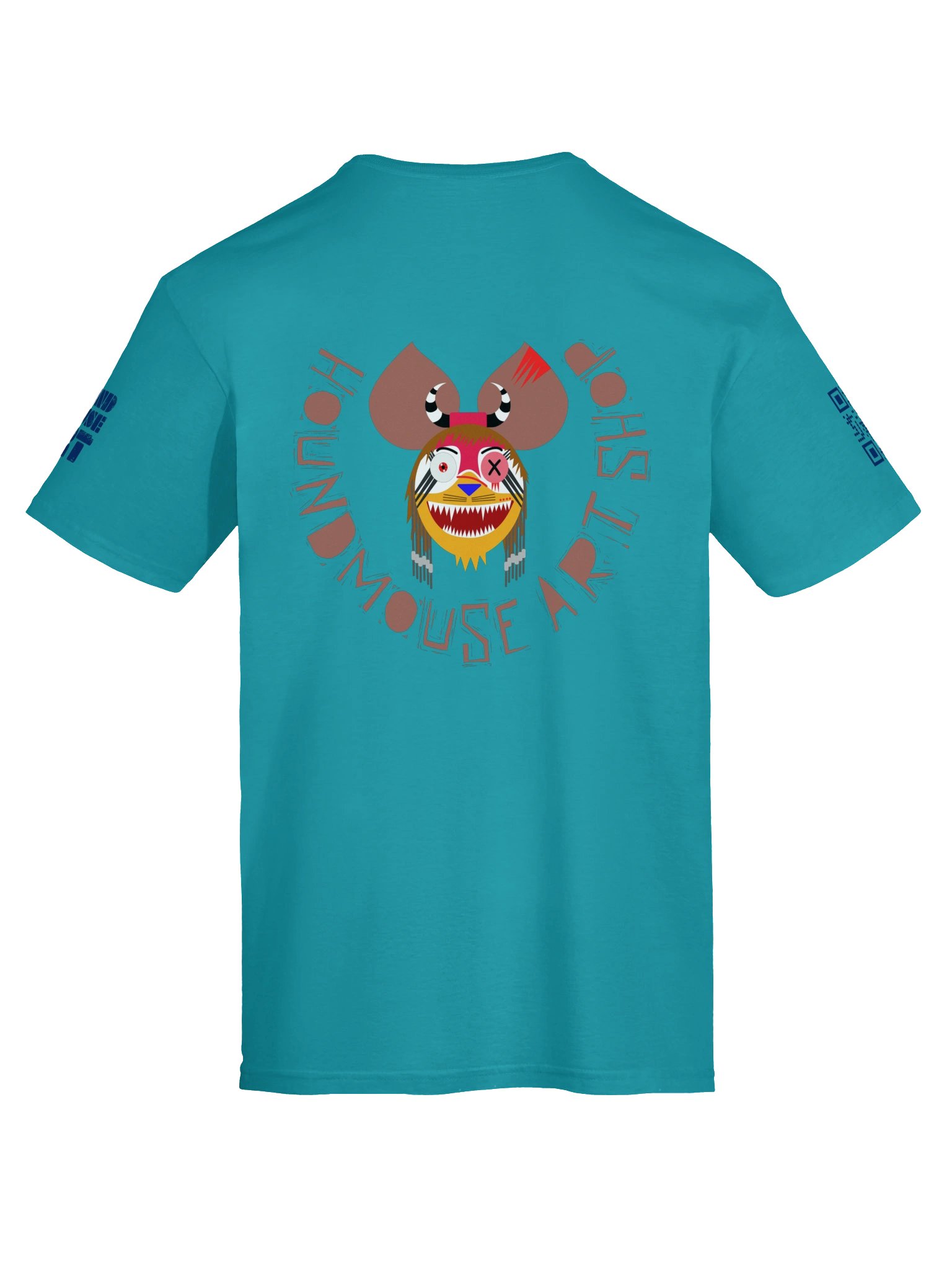 MERIHEM CHARACTER Neon Glitch Anthro Poster Tee product image (7)