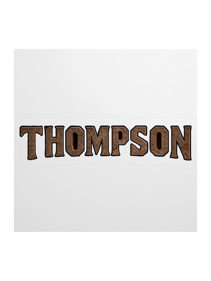 Vintage Textured THOMPSON Stickers product image (1)