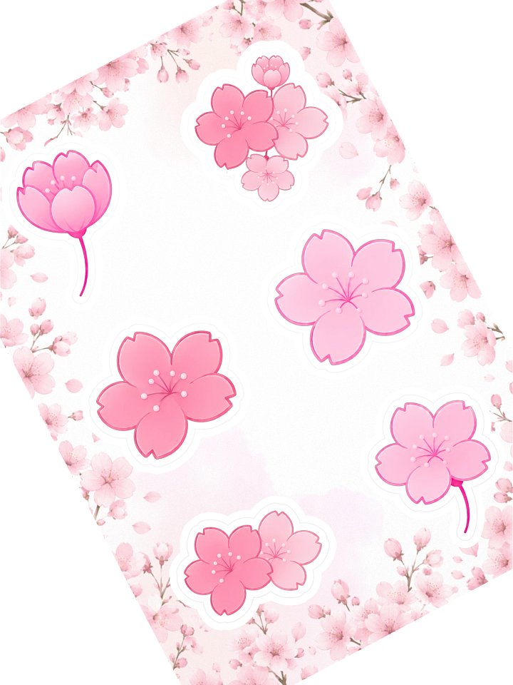Falling Petals Sticker Collection product image (1)