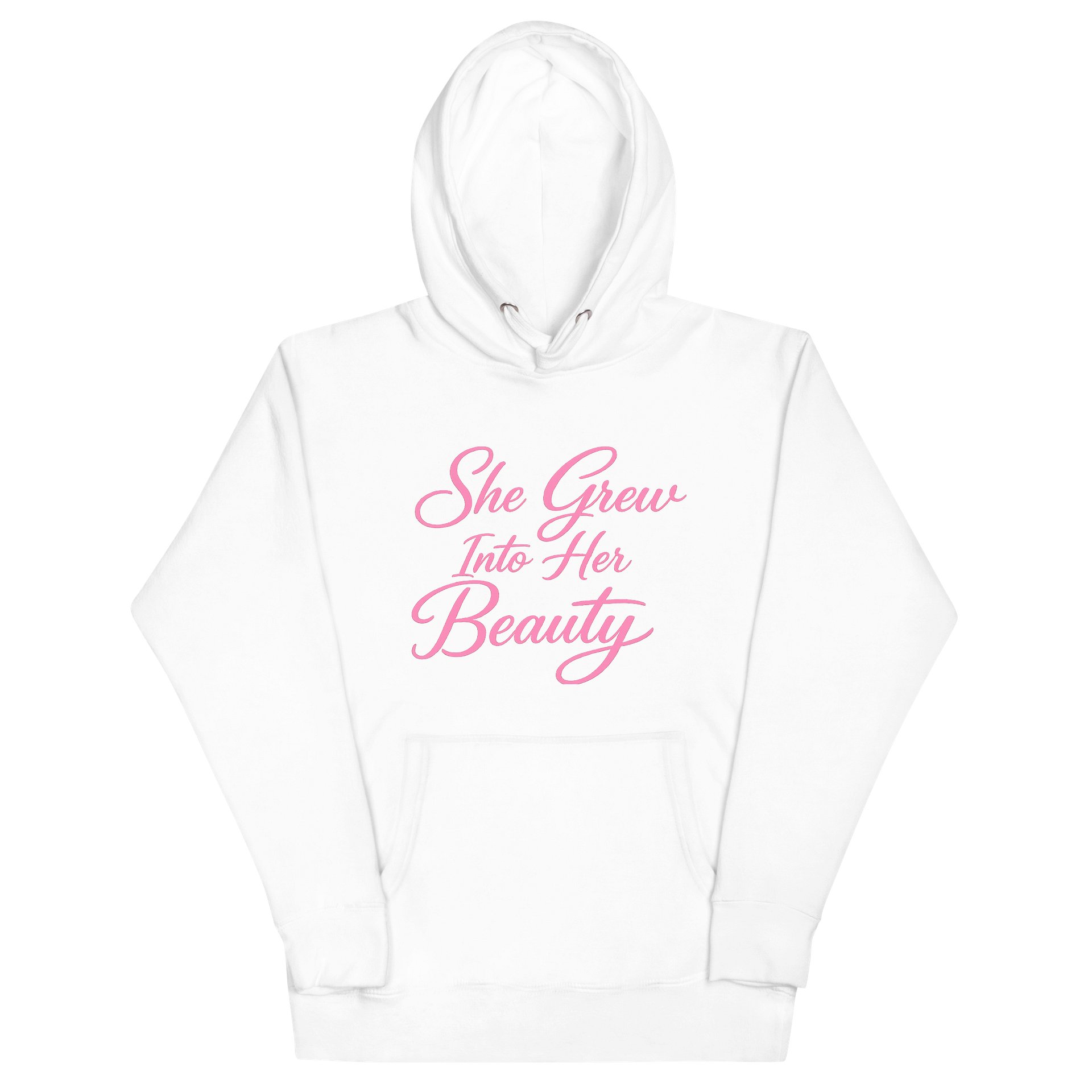 She Grew Into Her Pretty – Feminine Growth Hoodie product image (2)