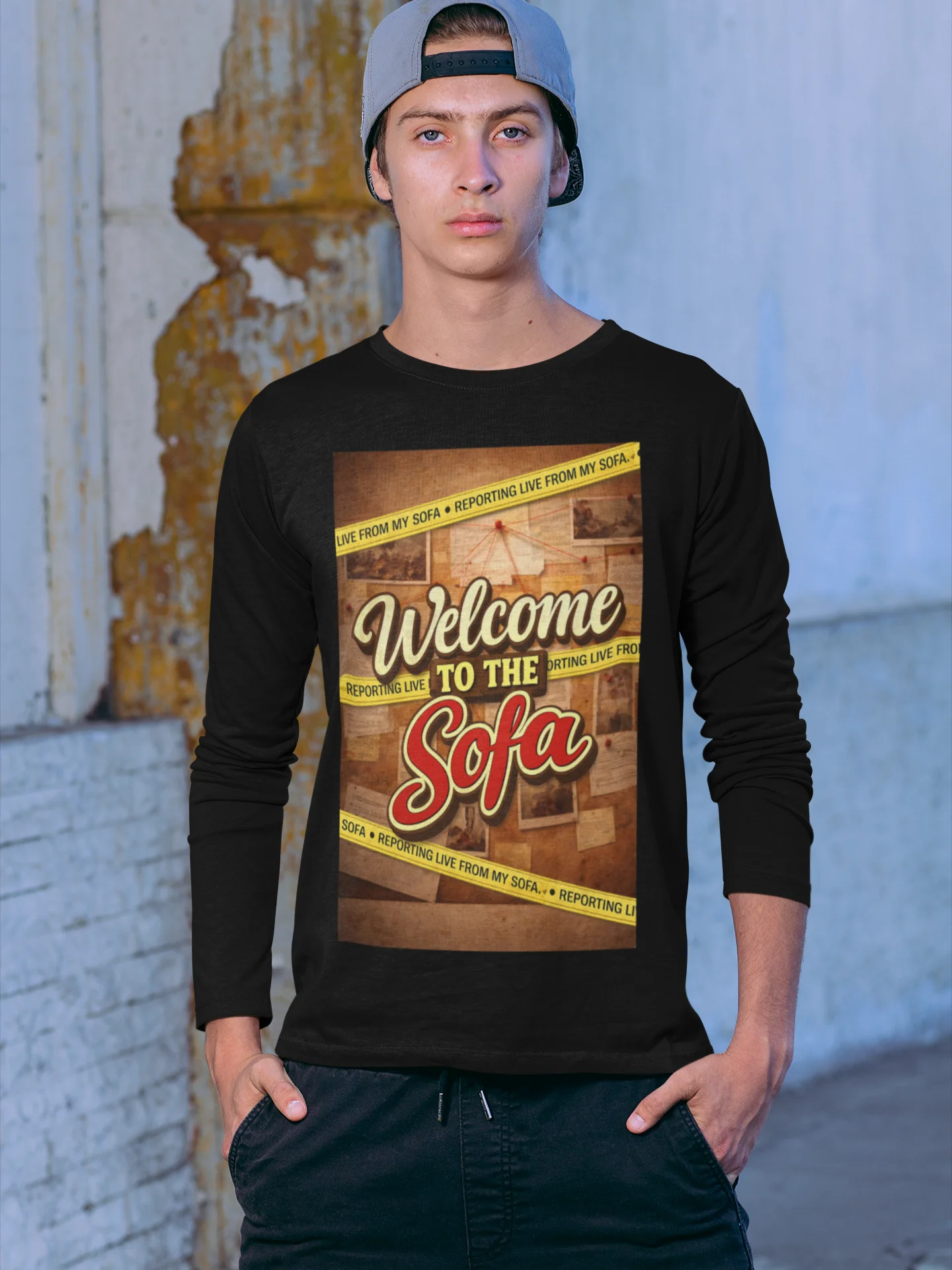 Welcome to the Sofa Crime Board Long Sleeve Shirt product image (24)