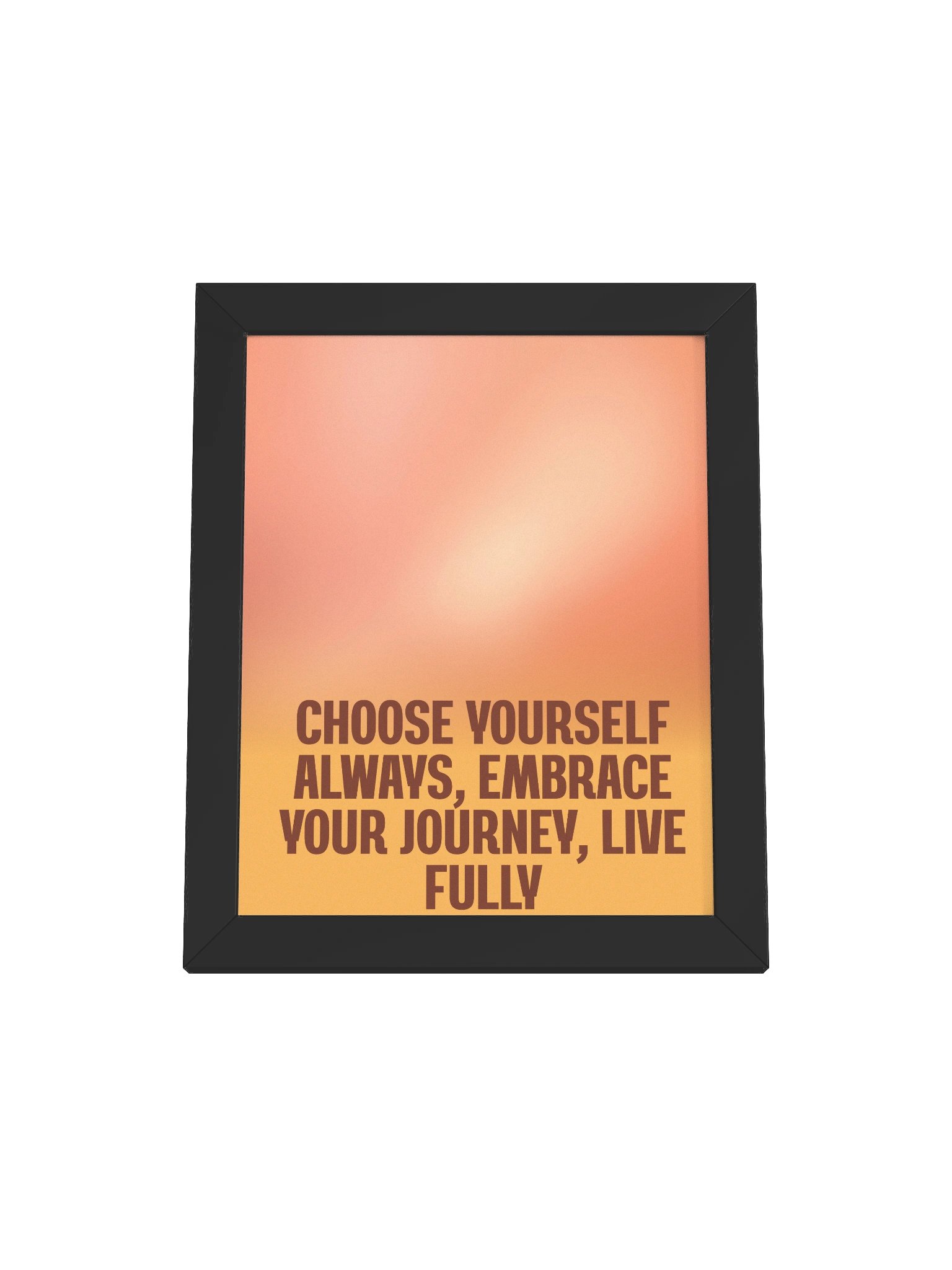 🧡 Terracotta + Amber + Dusty Rose — "choose yourself always" product image (2)