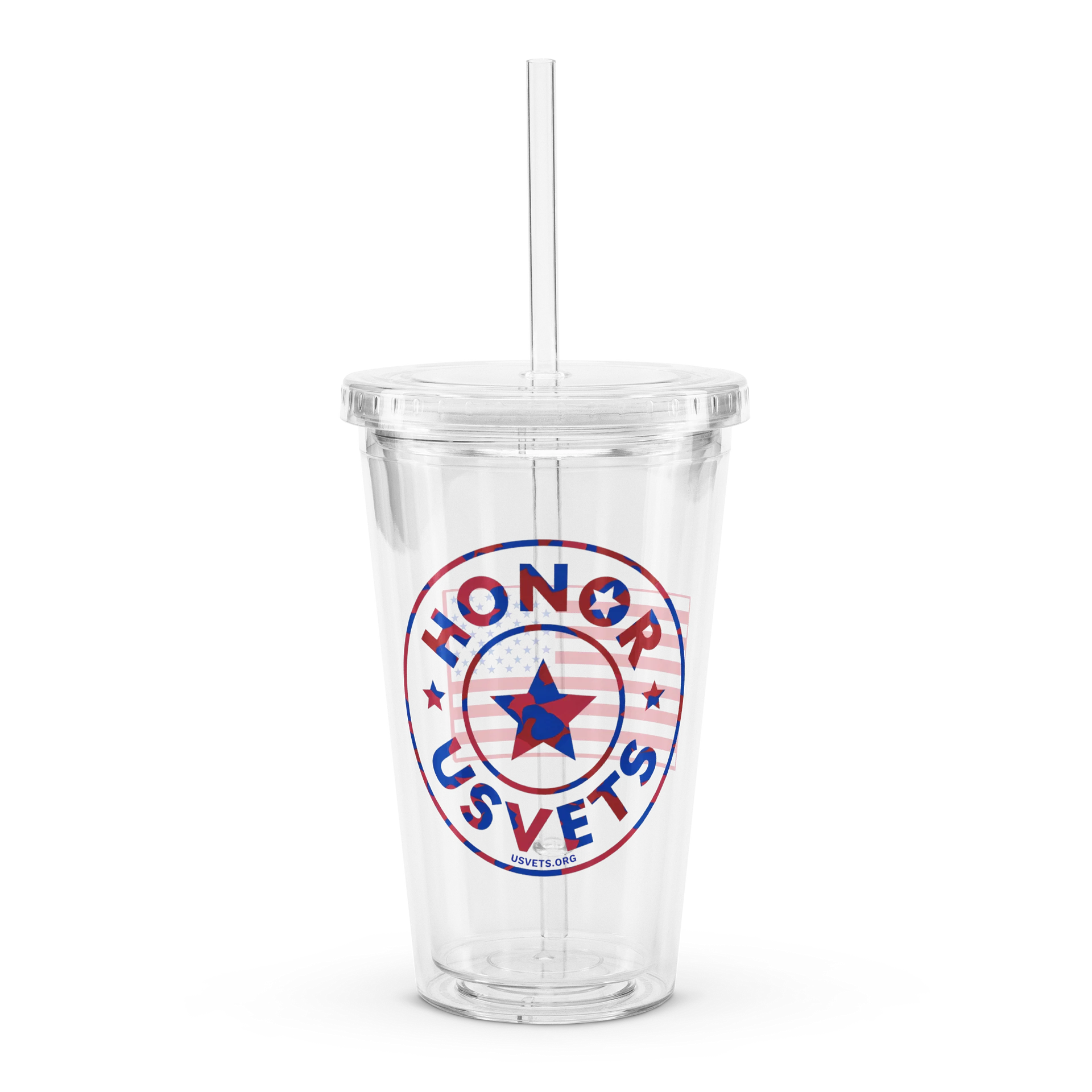 HONORUSVETS - AMERICANA CLEAR TUMBLER product image (2)