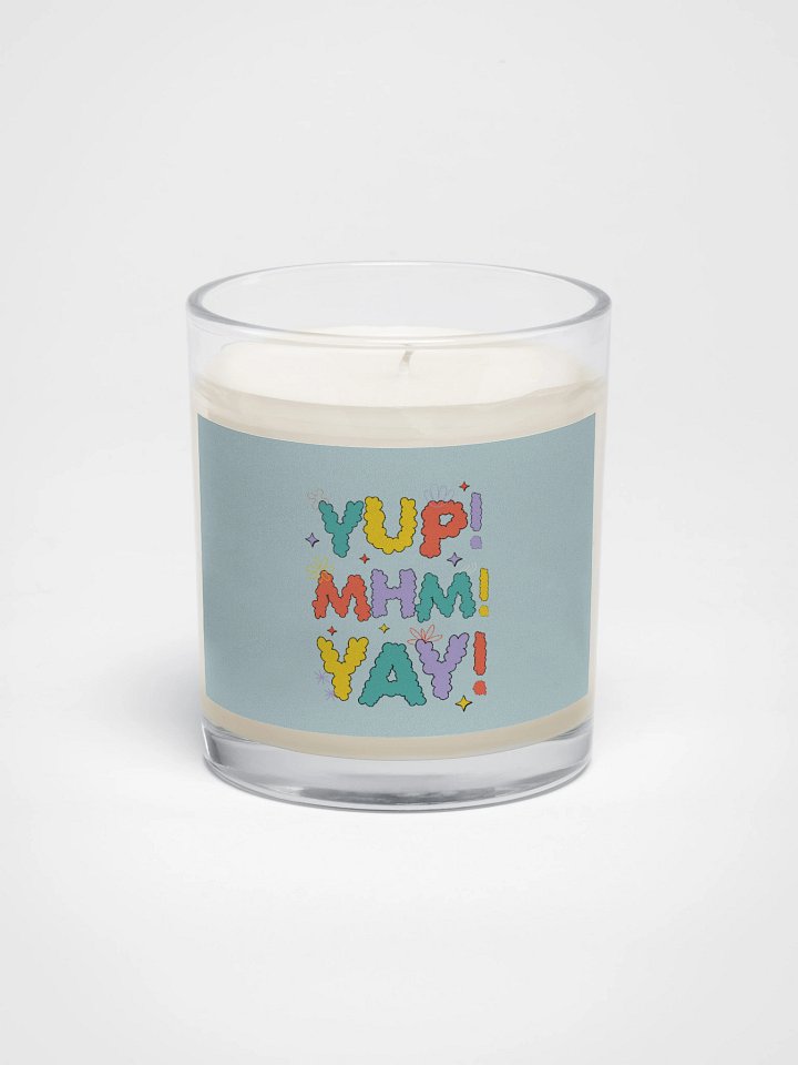 Yup Mhm Yay Unscented Candle product image (1)