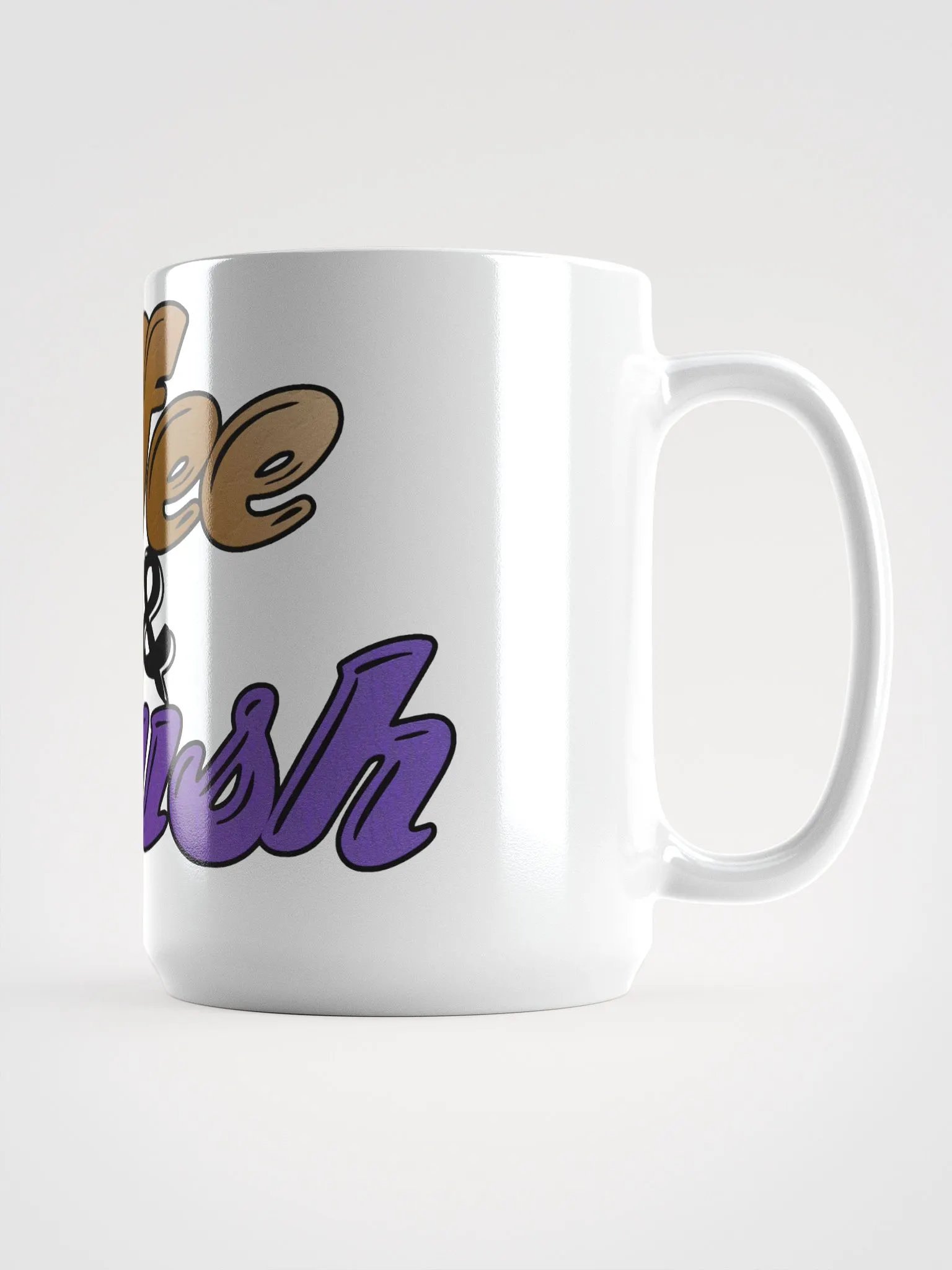 Koffee & Kush 15oz Mug (White) product image (3)