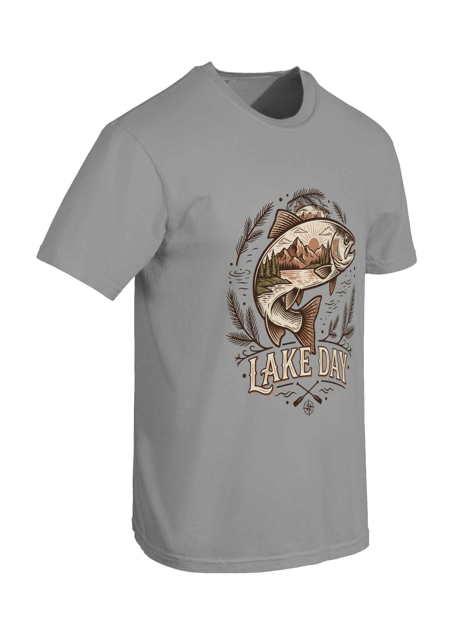 Lake Day Fish Graphic Tee product image (13)