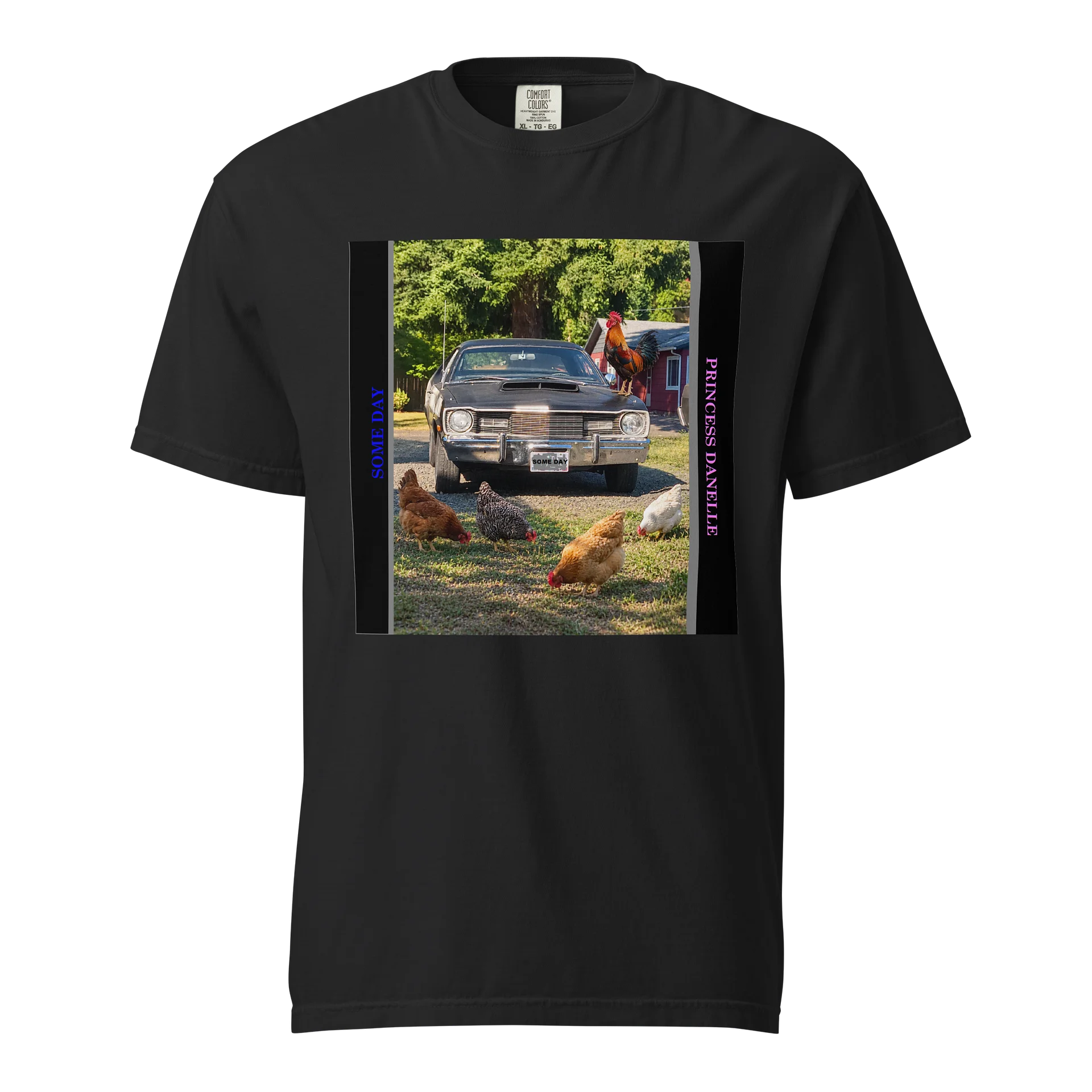 Some Day Vintage Car Chickens Tee product image (1)