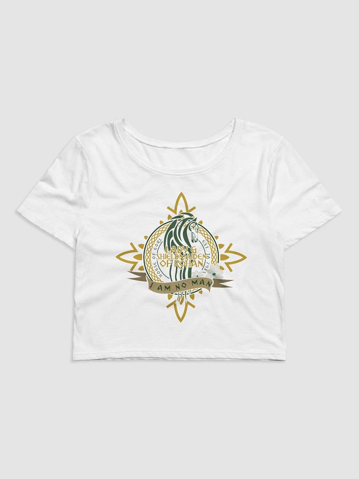 Lady & Shieldmaiden of Rohan Crop Top | Éowyn Quote product image (1)