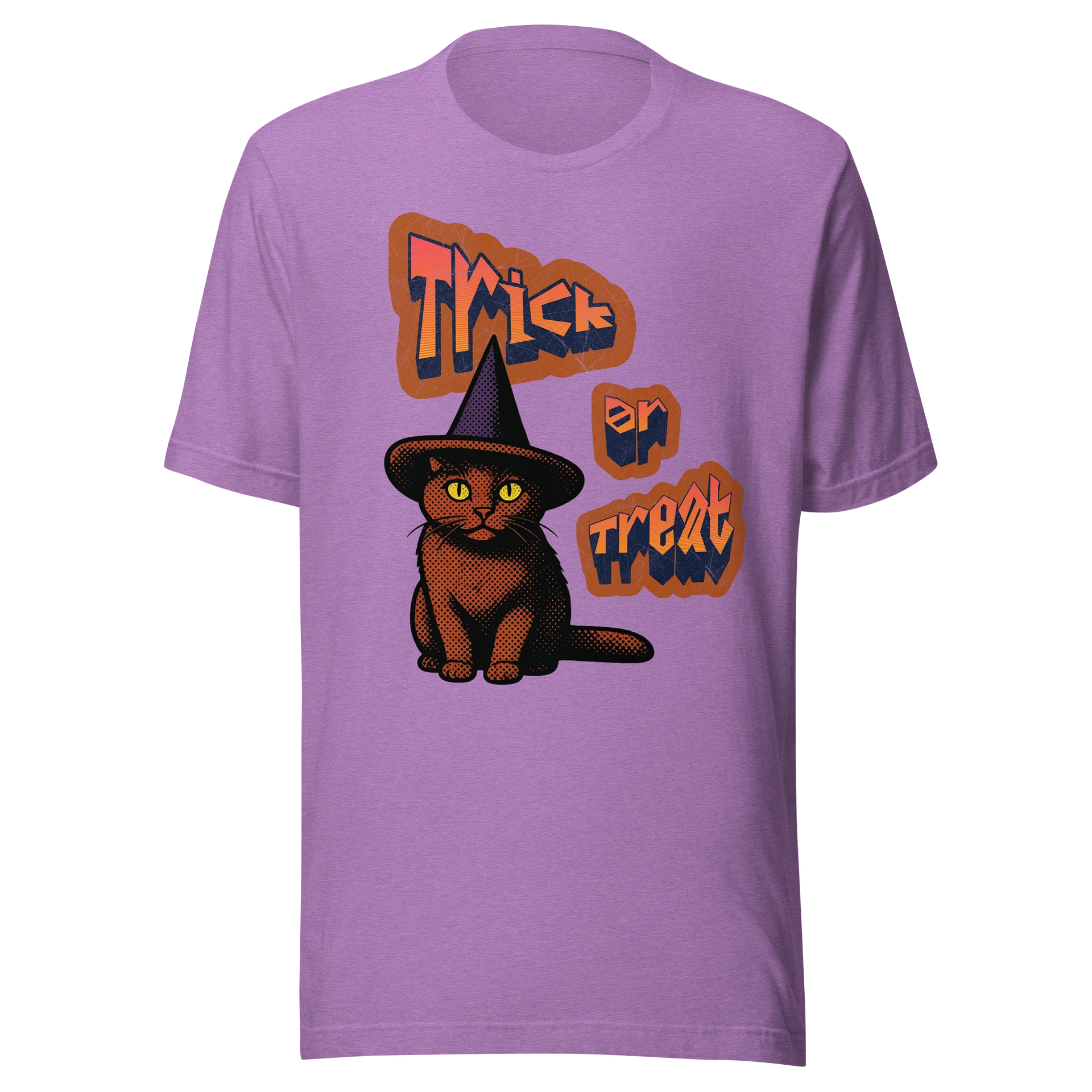Trick or Treat Witch Cat Tee product image (1)