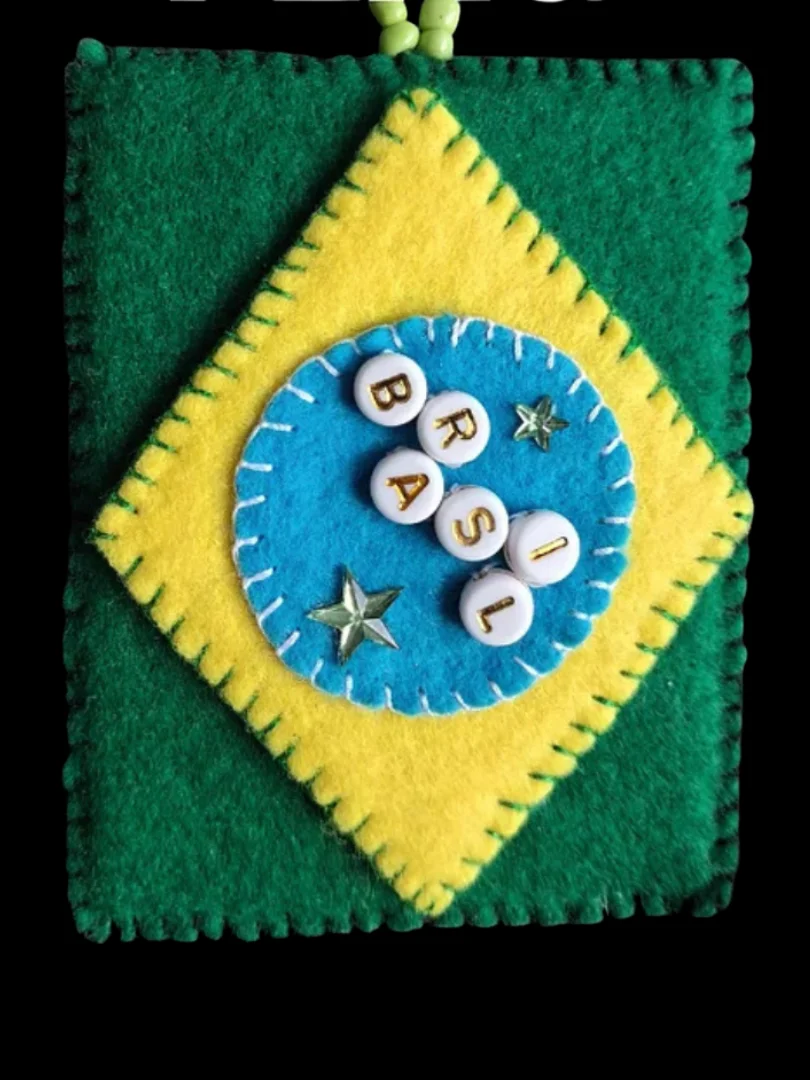 Brasil Flag 2D Keychain product image (1)