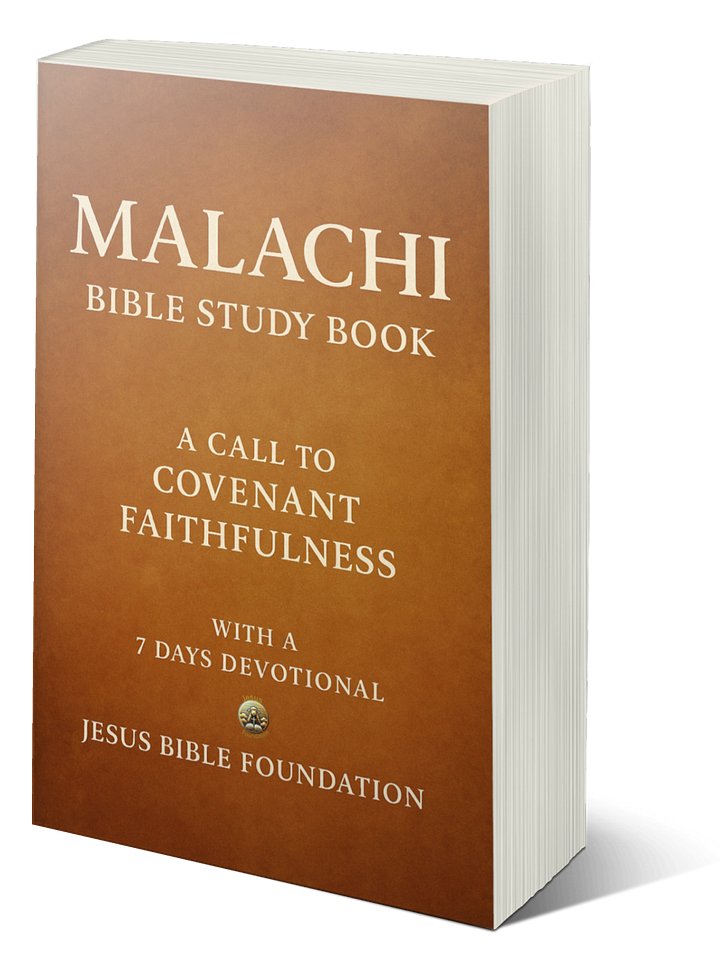 Malachi Bible Study Book: A Call to Covenant Faithfulness With A 7 Days Devotional product image (1)