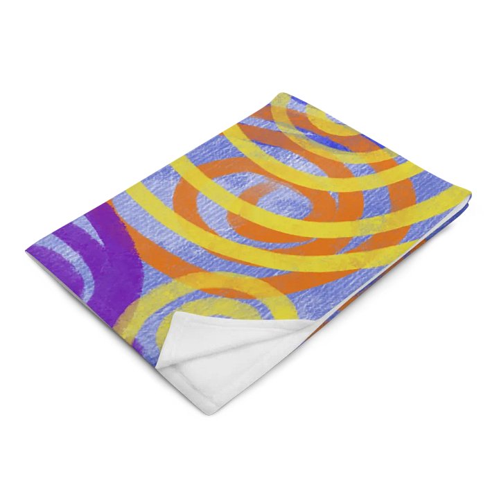 Colorful Spirals Throw Blanket product image (14)