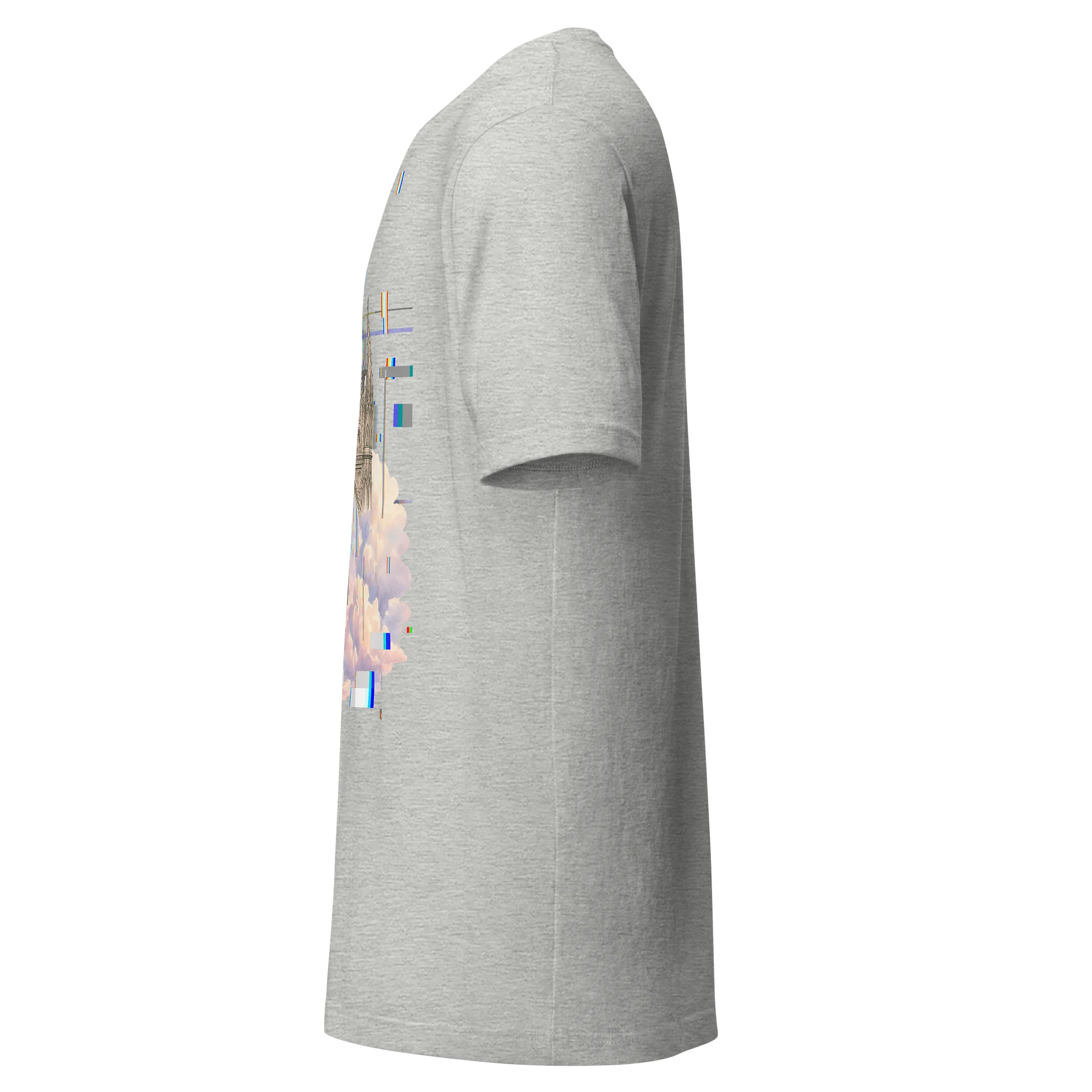 Sacred architecture, corrupted transfer t-shirt product image (11)