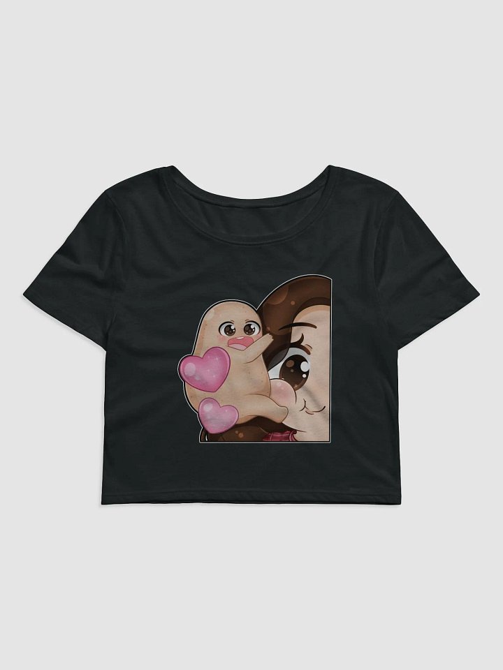 hugs face! Bella+Canvas Women's Crop Tee product image (2)