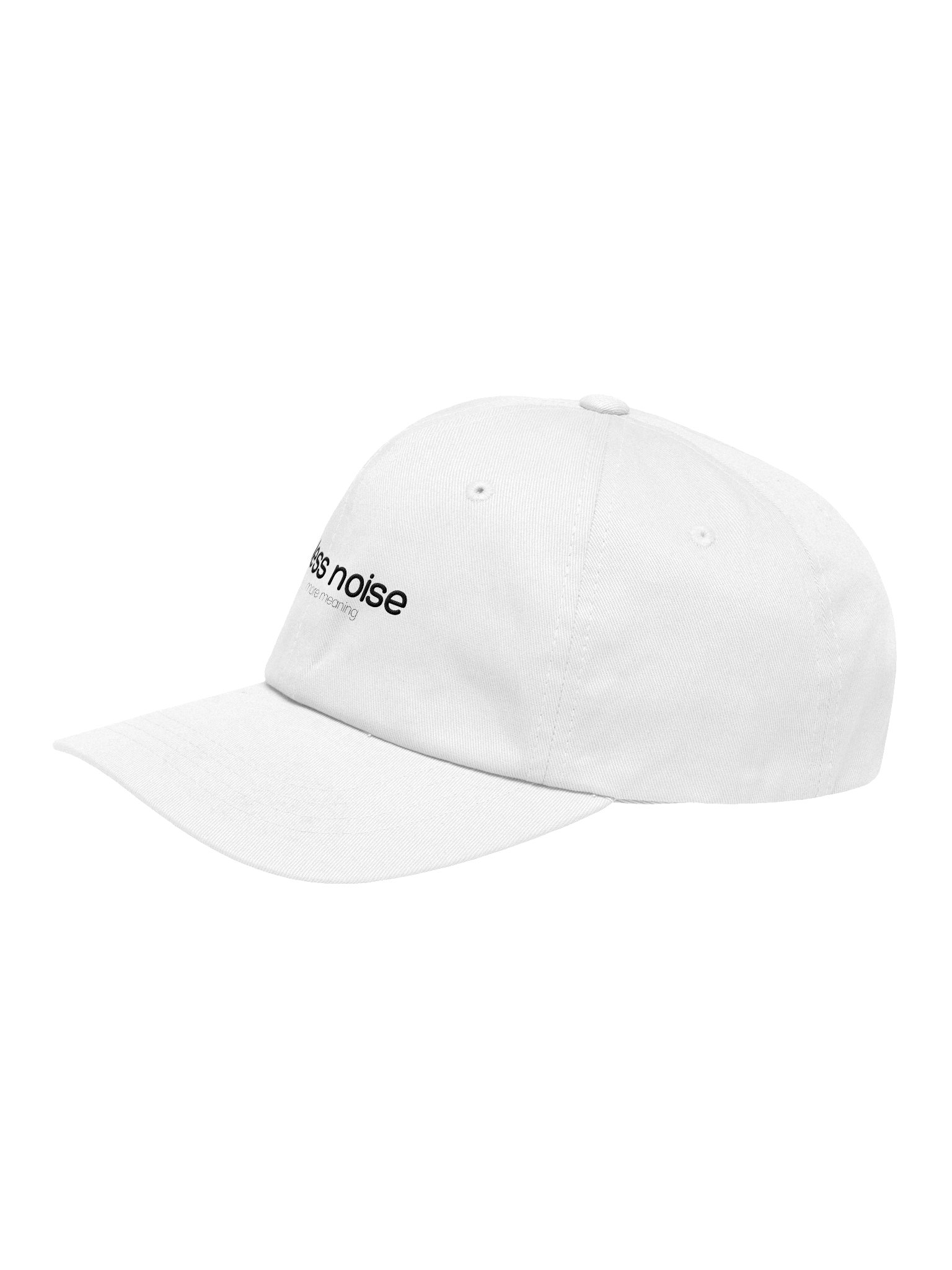 Yupoong Classic White - Less Noise. More Meaning. product image (3)