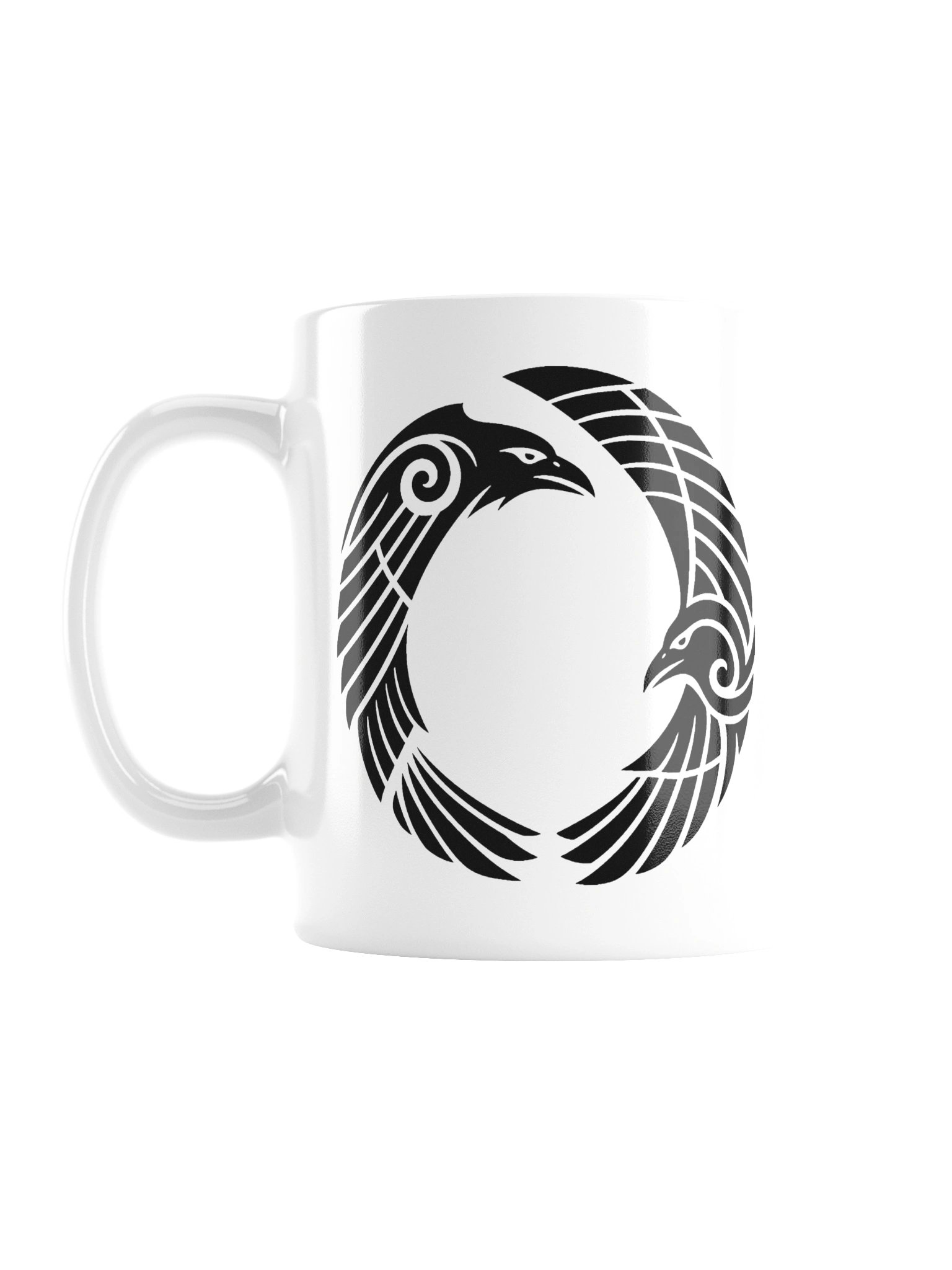 SEIDRA — Raven Mug (White) product image (1)