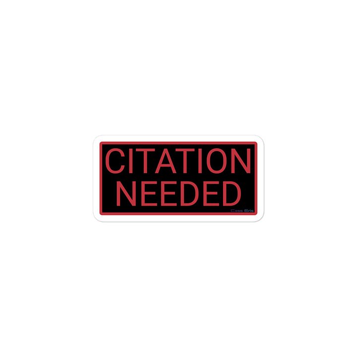 Citation Needed Stickers product image (1)